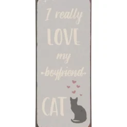 IB Laursen Metallschild I really love my cat
