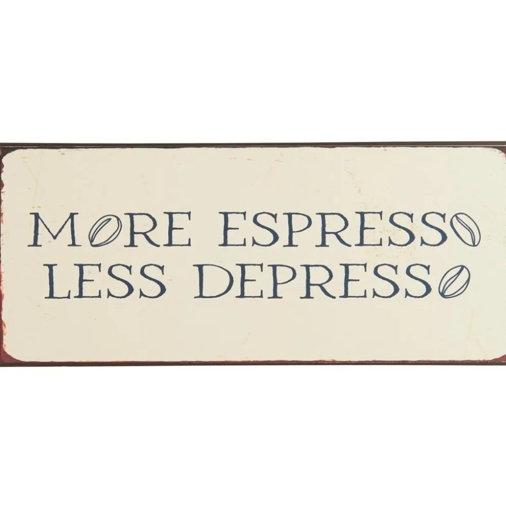 IB Laursen Metallschild More Espresso Less Despresso