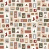 IB Laursen Papier Serviette 20x20 cm Weihnachtsbriefmarken 50er