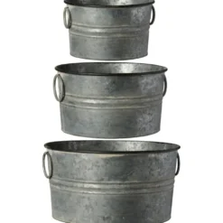 IB Laursen Pflanztöpfe 3er Set mit Henkeln Urban Garden
