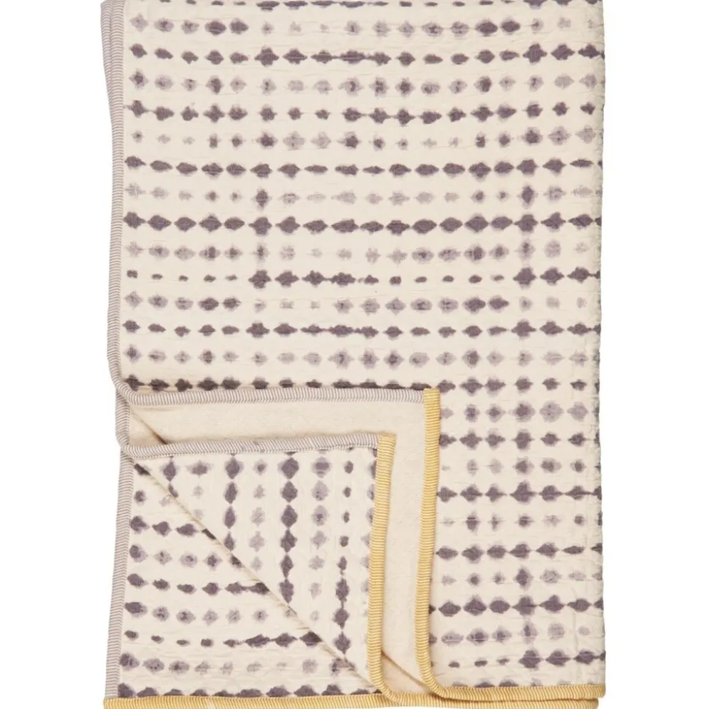 IB Laursen Plaid Vigga mit Druck doppelt gewebt