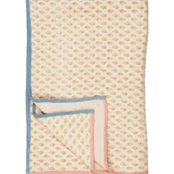 IB Laursen Plaid Vigga mit Druck doppelt gewebt