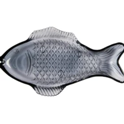 IB Laursen Platte fischförmig aus Glas