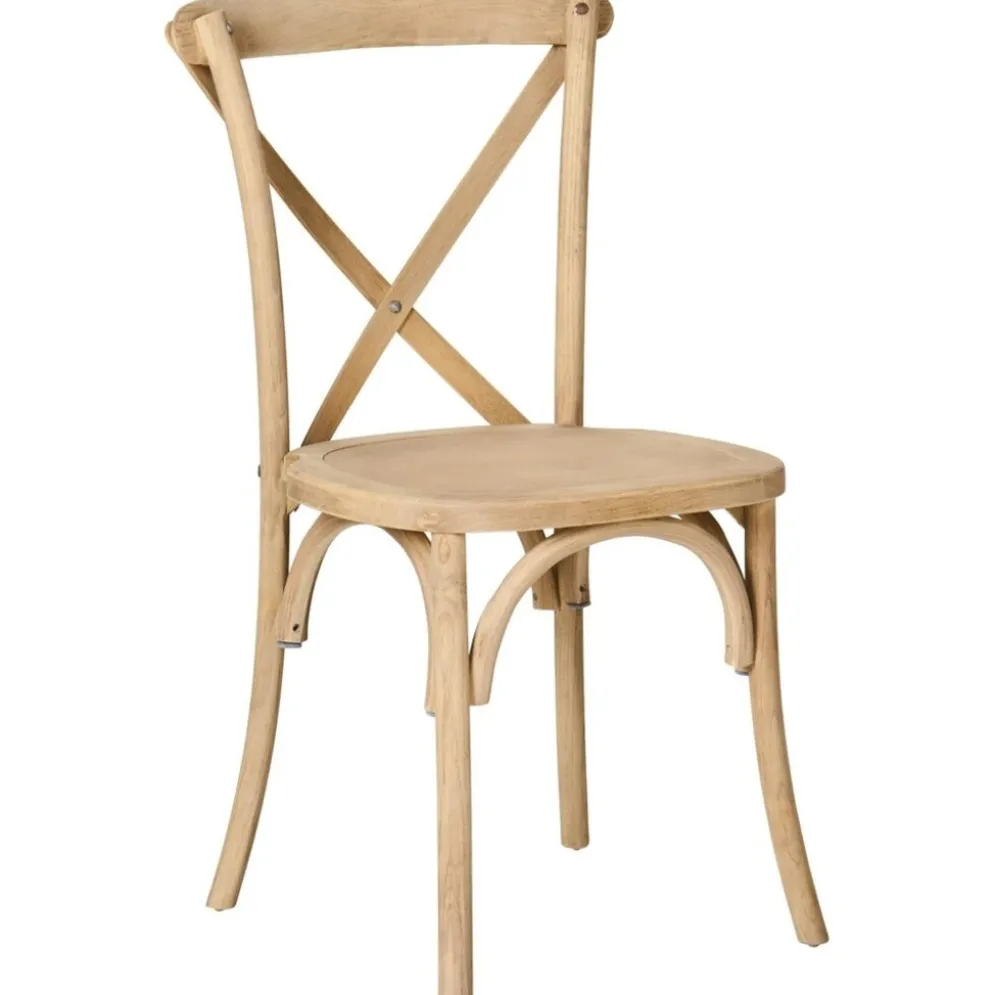IB Laursen Provence-Stuhl mit Holzsitz, stapelbar