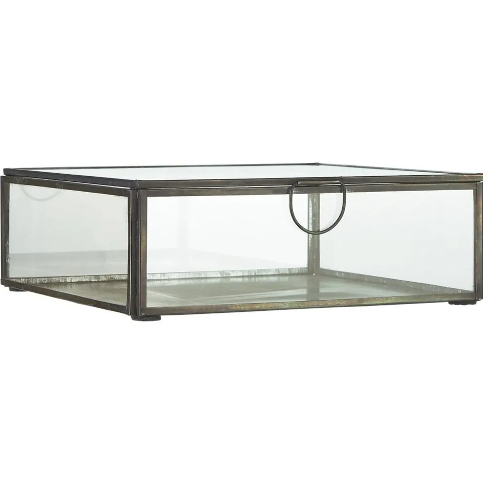 IB Laursen Quadratische Glasbox mit Deckel