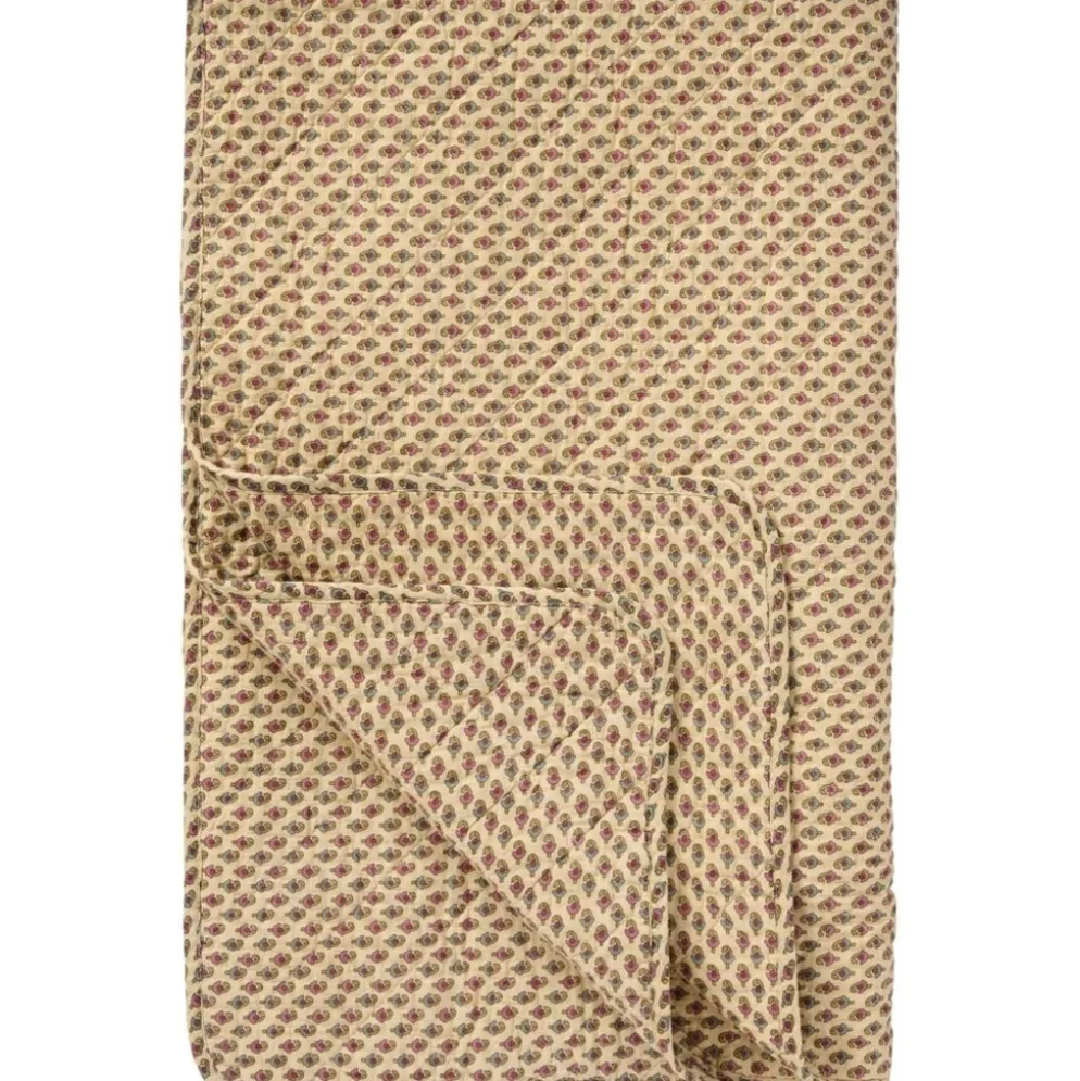 IB Laursen Quilt Blockmuster Beige – Hygge Tagesdecke