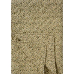 IB Laursen Quilt Creme mit Blauen und Rosa Blumen