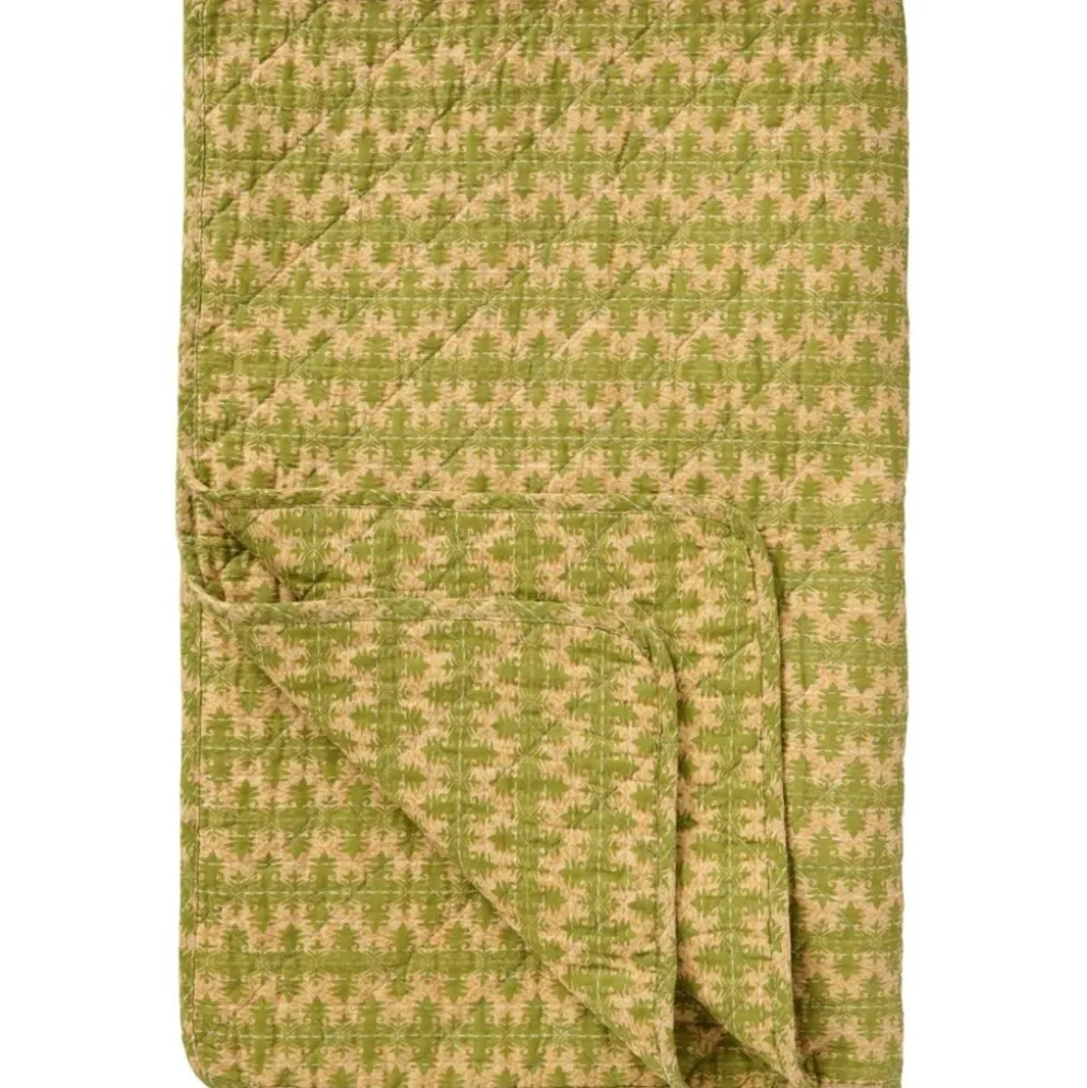 IB Laursen Quilt Flora mit Grünem Muster