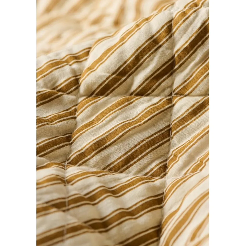 IB Laursen Quilt Sand mit Streifen