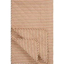 IB Laursen Quilt Sand mit Streifen