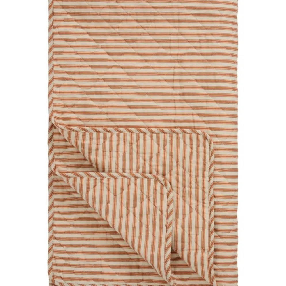 IB Laursen Quilt Sand mit Streifen
