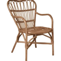 IB Laursen Rattan-Stuhl mit Armlehnen Jamilla