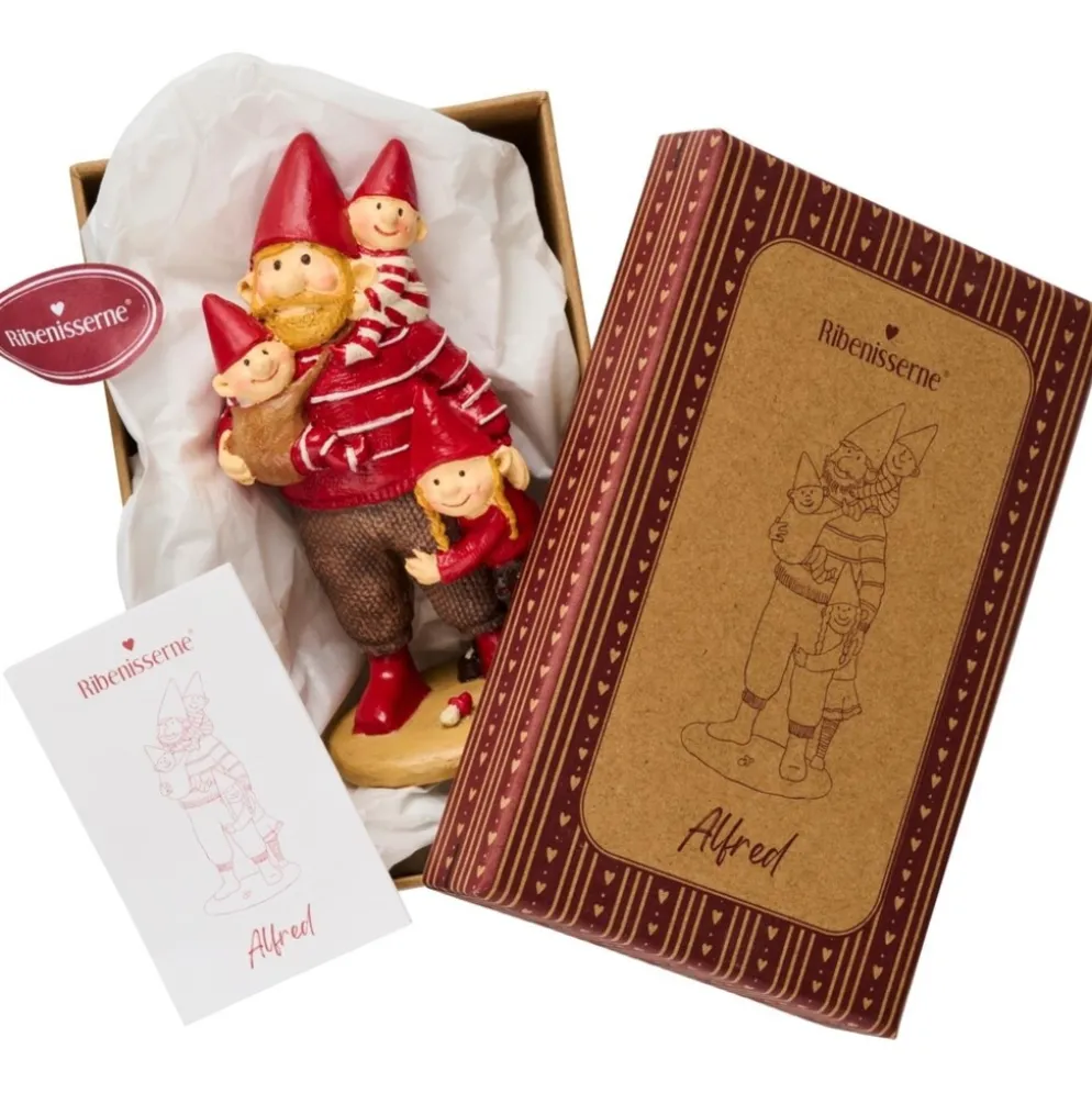 IB Laursen Ribenisserne Wichtel-Figur Alfred mit Kindern