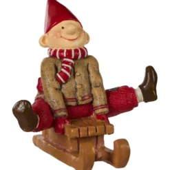 IB Laursen Ribenisserne Wichtel-Figur Hans mit Schlitten