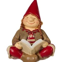 IB Laursen Ribenisserne Wichtel-Figur Signe mit Weihnachtsbuch