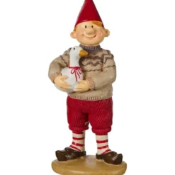 IB Laursen Ribenisserne Wichtel-Figur Sigurd mit Gans Gertrud
