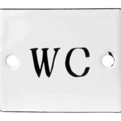 IB Laursen Schild Emaille WC