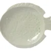 IB Laursen Serviertablett Ocean White, Fischförmig aus Steingut
