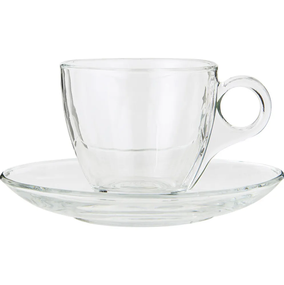 IB Laursen Tasse mit Untertasse Glas