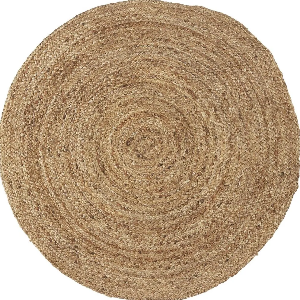 IB Laursen Teppich rund natur Jute