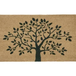 IB Laursen Türmatte Fußmatte mit Baum Motiv, Kokos