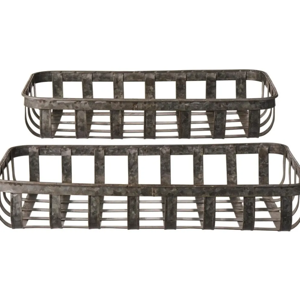 IB Laursen Urban Garden Metall-Korbset (2er Set