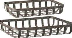 IB Laursen Urban Garden Metall-Korbset (2er Set