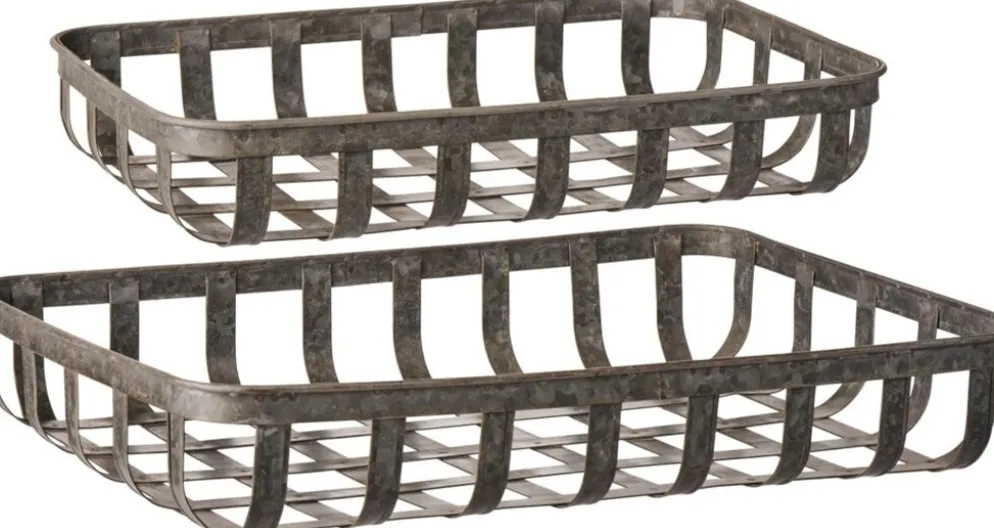 IB Laursen Urban Garden Metall-Korbset (2er Set