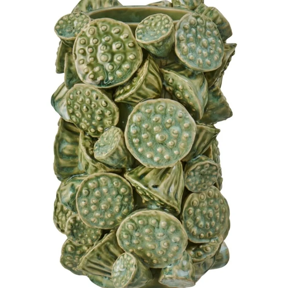 IB Laursen Vase Lotus glasiert