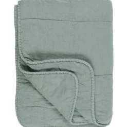 IB Laursen Vintage Quilt unifarben Baumwolldecke