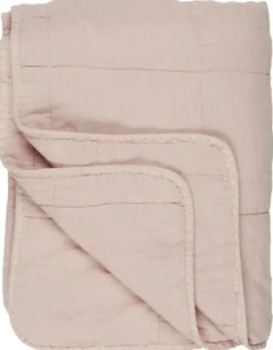 IB Laursen Vintage Quilt unifarben Baumwolldecke