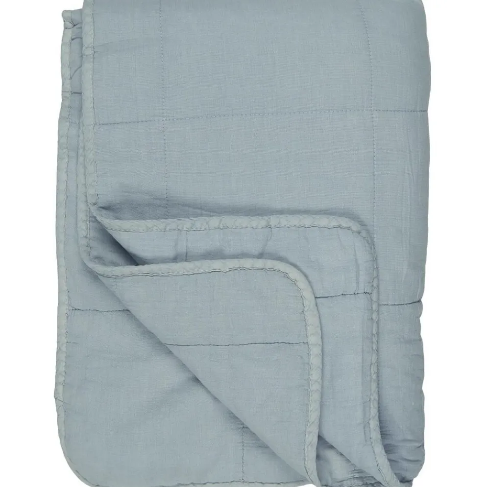IB Laursen Vintage Quilt unifarben Baumwolldecke