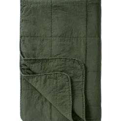 IB Laursen Vintage Quilt unifarben Baumwolldecke