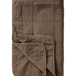 IB Laursen Vintage Quilt unifarben Baumwolldecke