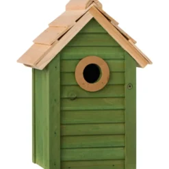 IB Laursen Vogelhaus aus Holz mit Reinigungsklappe
