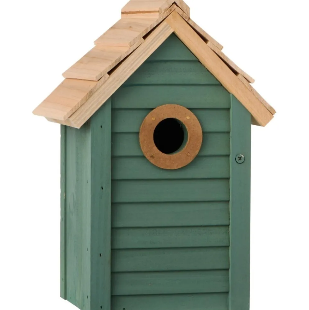 IB Laursen Vogelhaus aus Holz mit Reinigungsklappe