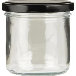 IB Laursen Vorratsglas mit schwarzem Schraubdeckel
