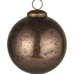 IB Laursen Weihnachtskugel Glas pebbled