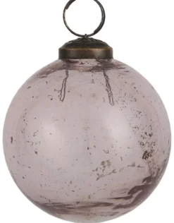 IB Laursen Weihnachtskugel Glas pebbled