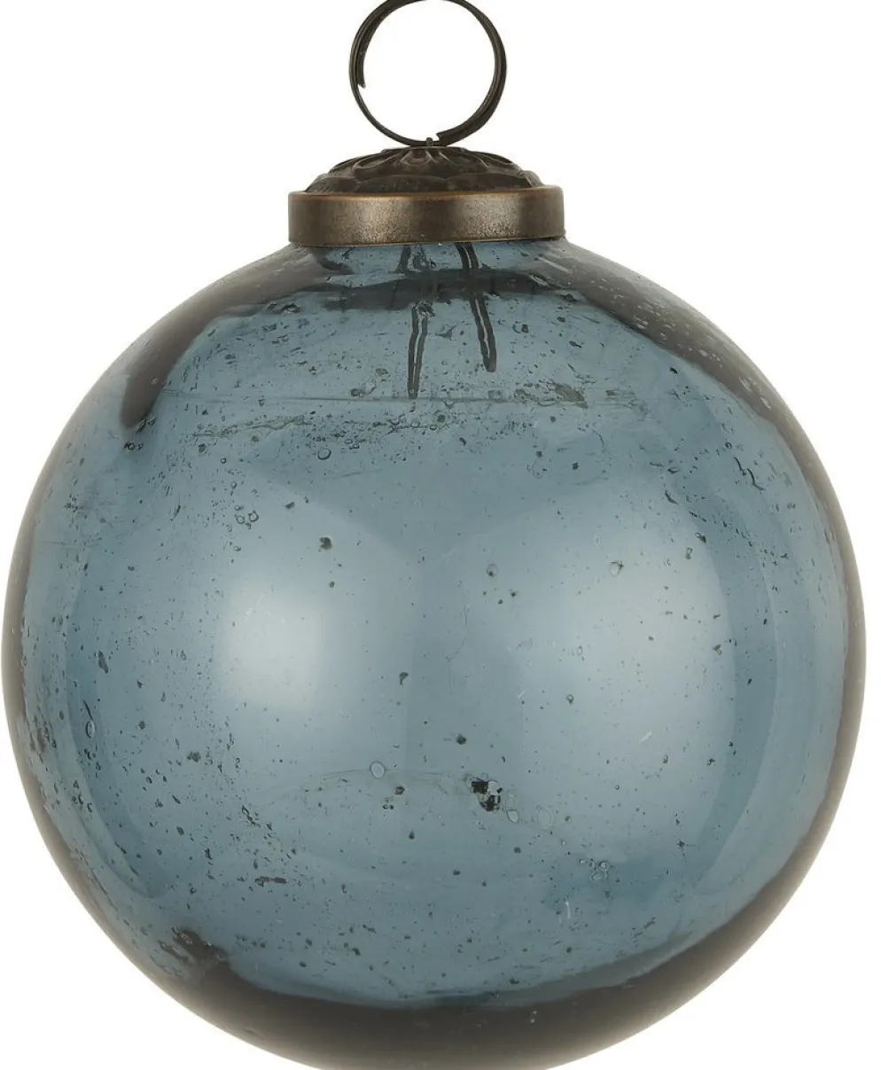 IB Laursen Weihnachtskugel Glas pebbled