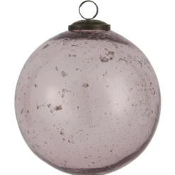 IB Laursen Weihnachtskugel Glas pebbled