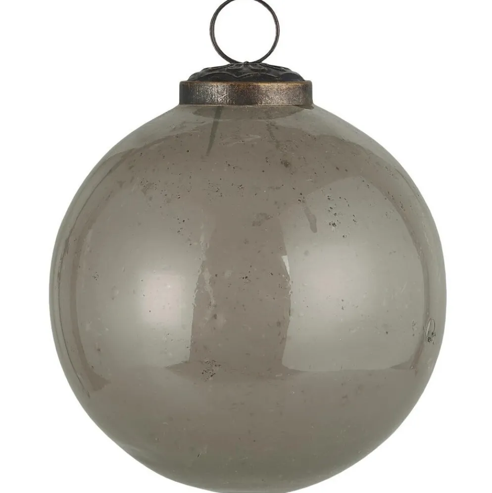 IB Laursen Weihnachtskugel Glas pebbled
