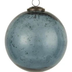 IB Laursen Weihnachtskugel Glas pebbled