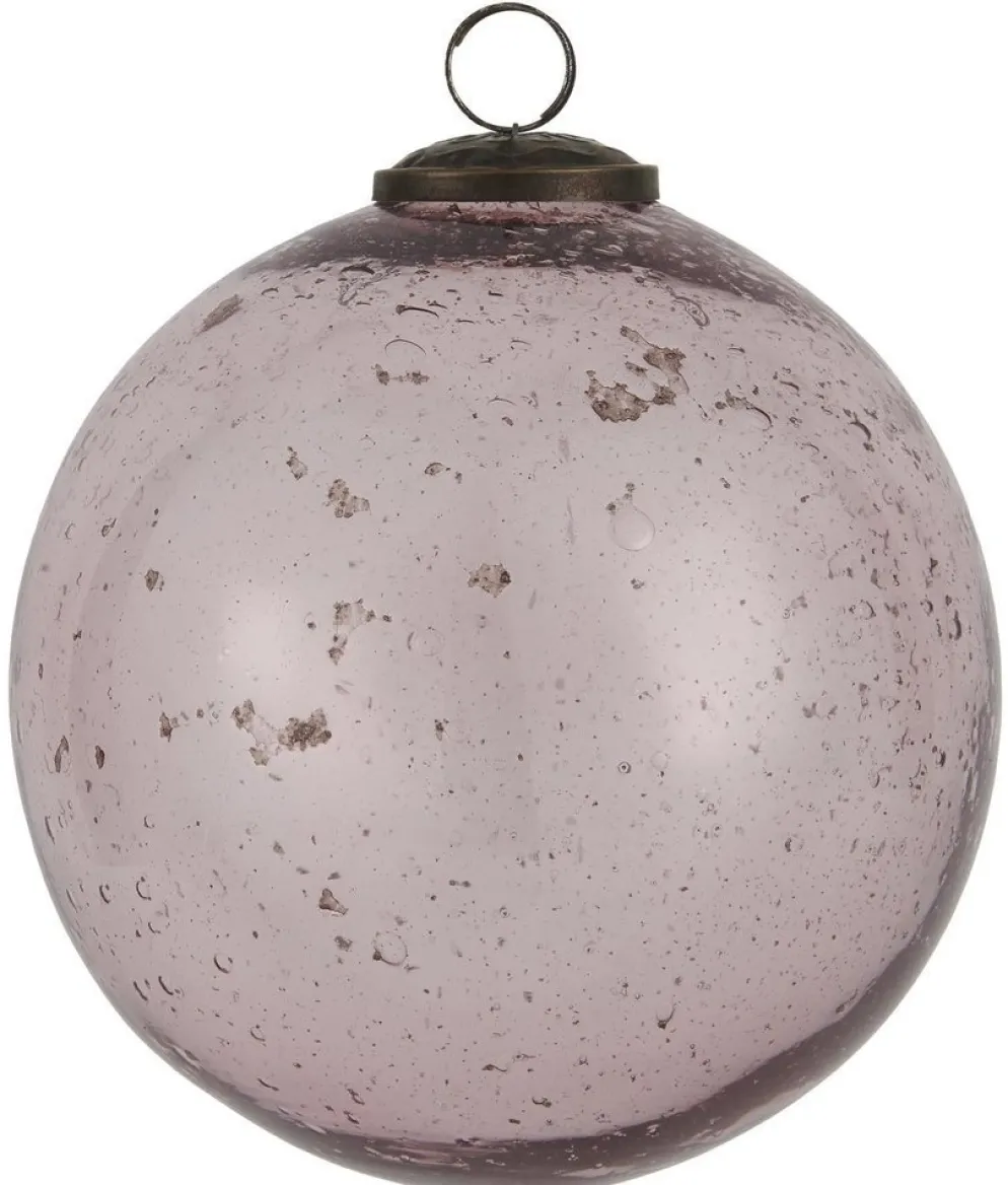IB Laursen Weihnachtskugel Glas pebbled