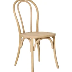 IB Laursen Wiener-Stuhl mit Holzsitz, stapelbar