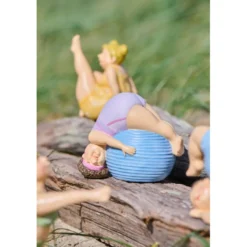 IB Laursen Yoga-Dame - Humorvolle Dekofigur aus Polyresin