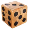 Invicta Interior Beistelltisch, Hocker Cube Würfel