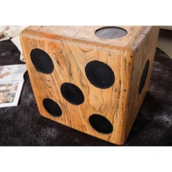 Invicta Interior Beistelltisch, Hocker Cube Würfel