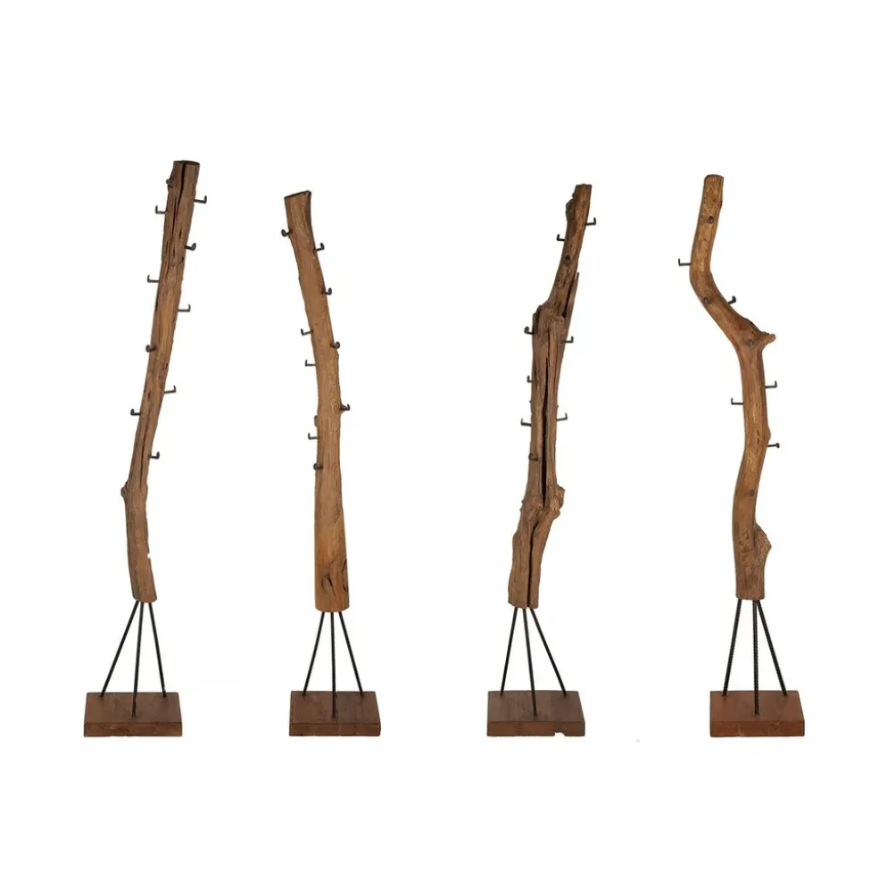 Invicta Interior Bodengarderobe Hemingway 200cm Teakholz
