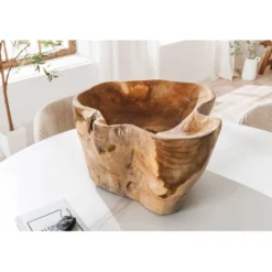 Invicta Interior Dekoschale aus Teakholz Flowers